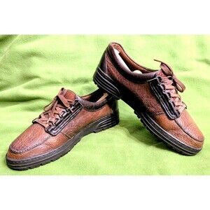 Mephisto Women's US 7 Chocolate Leather Oxford Sneakers Air Relax Trampoline EUC